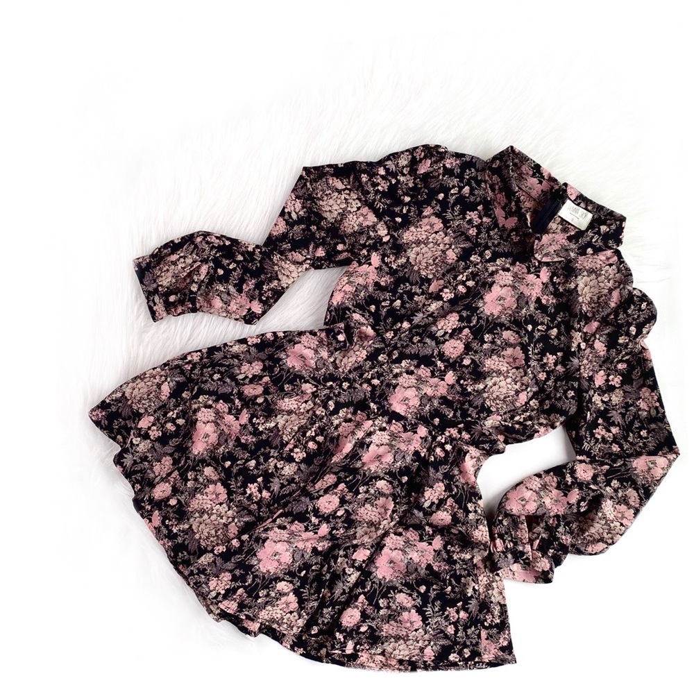 Sienna Sky | vintage floral longsleeve romper
